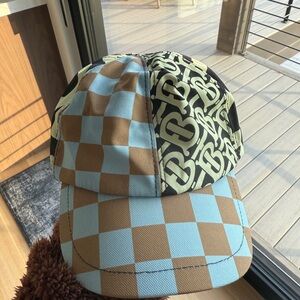 Burberry Striped and Patterned Cap